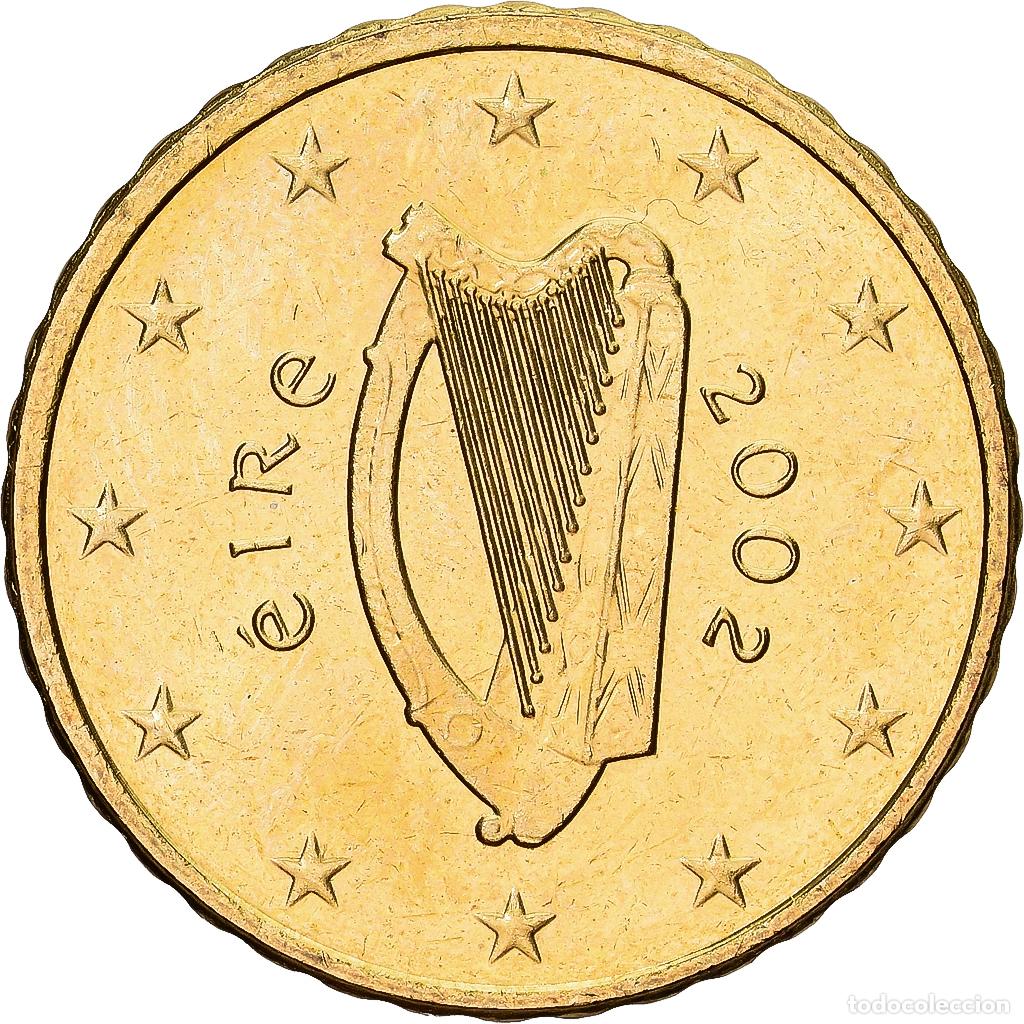 Monedas antiguas de Europa: [#1551983] REP&Uacute;BLICA DE IRLANDA, 10 Euro Cent, 2002, Sandyford, Lat&oacute;n, EBC+, KM:35