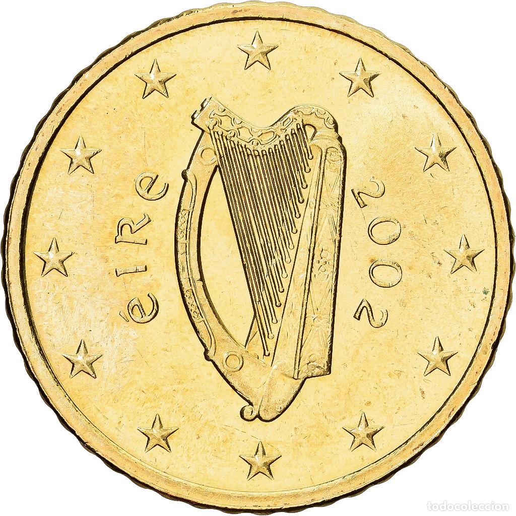 Monedas antiguas de Europa: [#1551985] REP&Uacute;BLICA DE IRLANDA, 50 Euro Cent, 2002, Sandyford, Lat&oacute;n, EBC+, KM:37