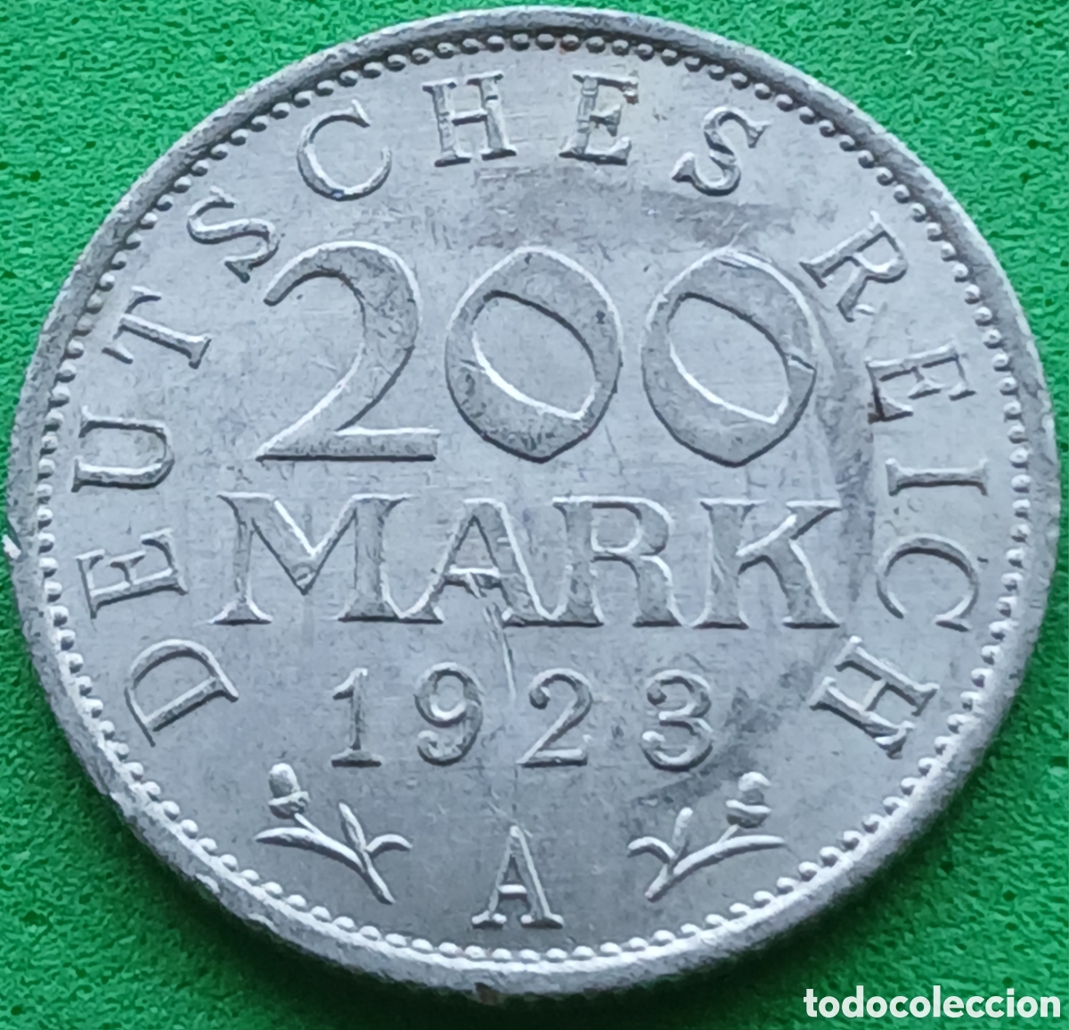 Monedas antiguas de Europa: Alemania Rep&uacute;blica de Weimar 200 marcos 1923 A km#35
