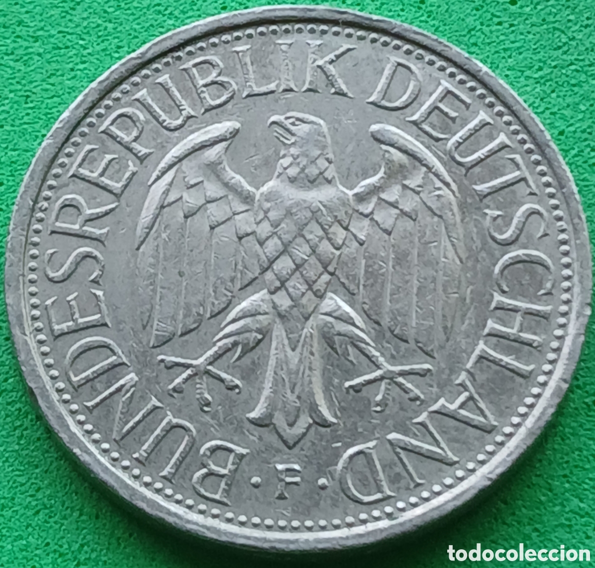 Monedas antiguas de Europa: Alemania Occidental 1 marco 1986 F km#110