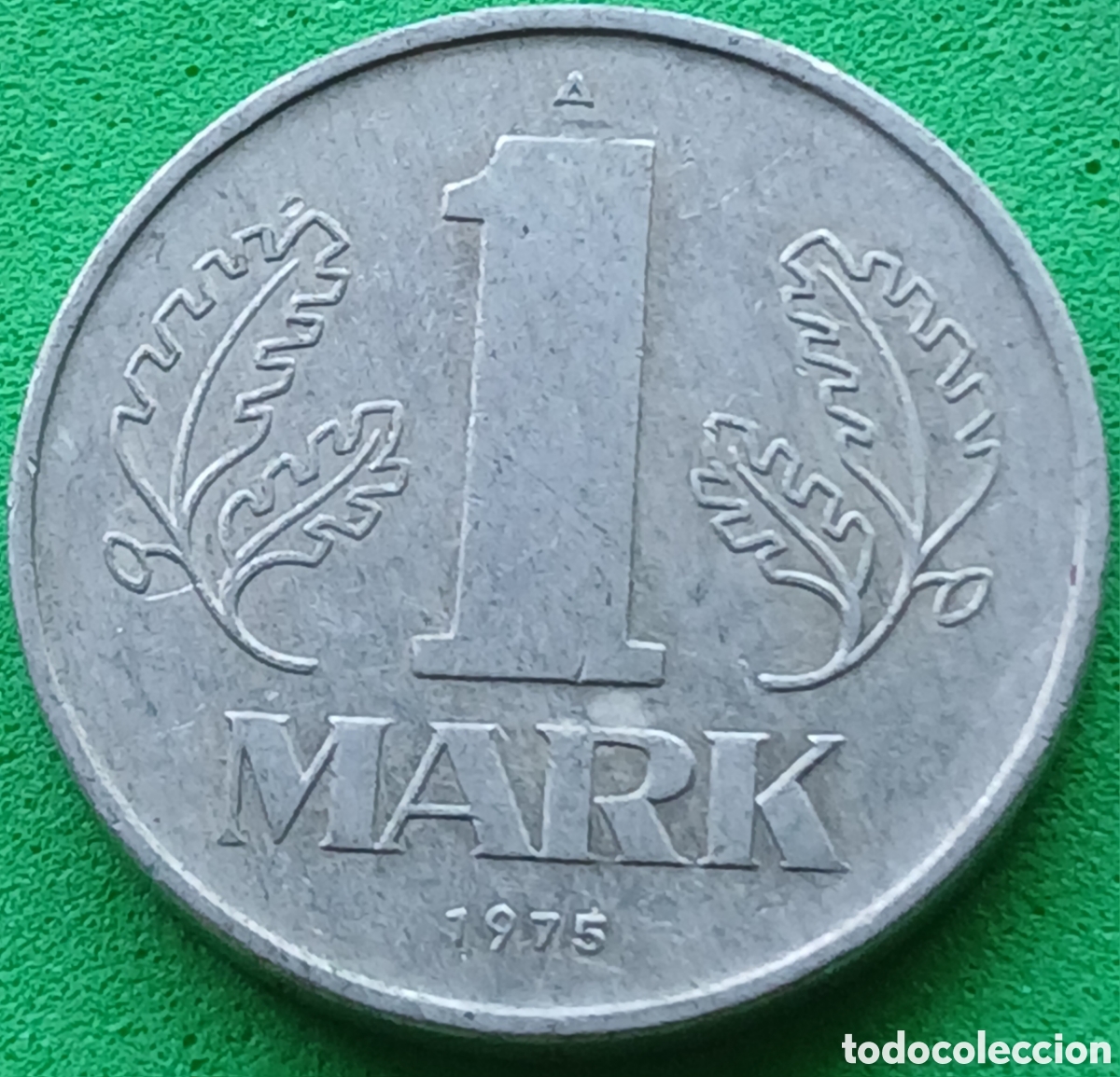 Monedas antiguas de Europa: Alemania Oriental 1 marco 1975 km#35.2