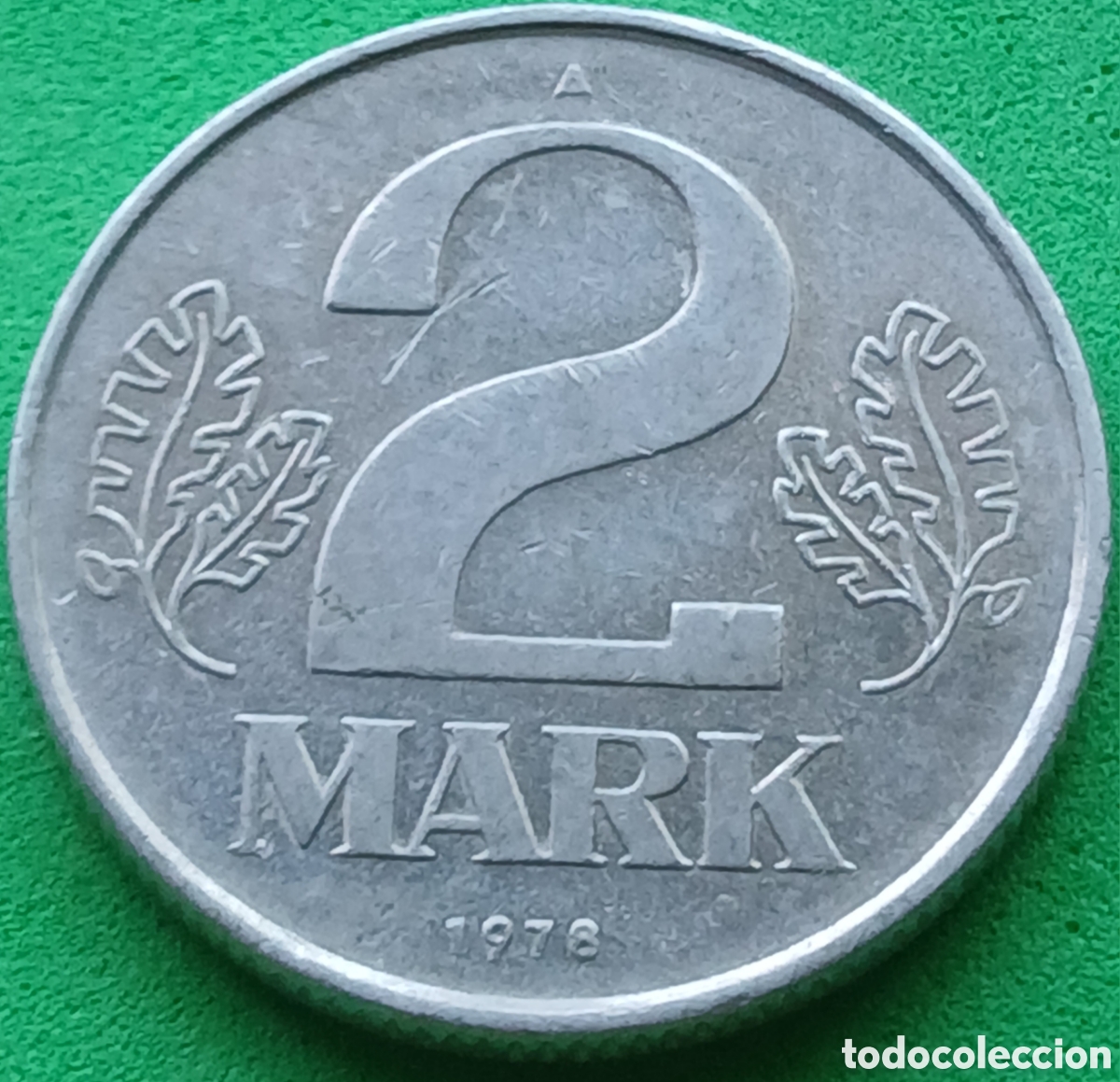 Monedas antiguas de Europa: Alemania Oriental 2 marcos 1978 km#48