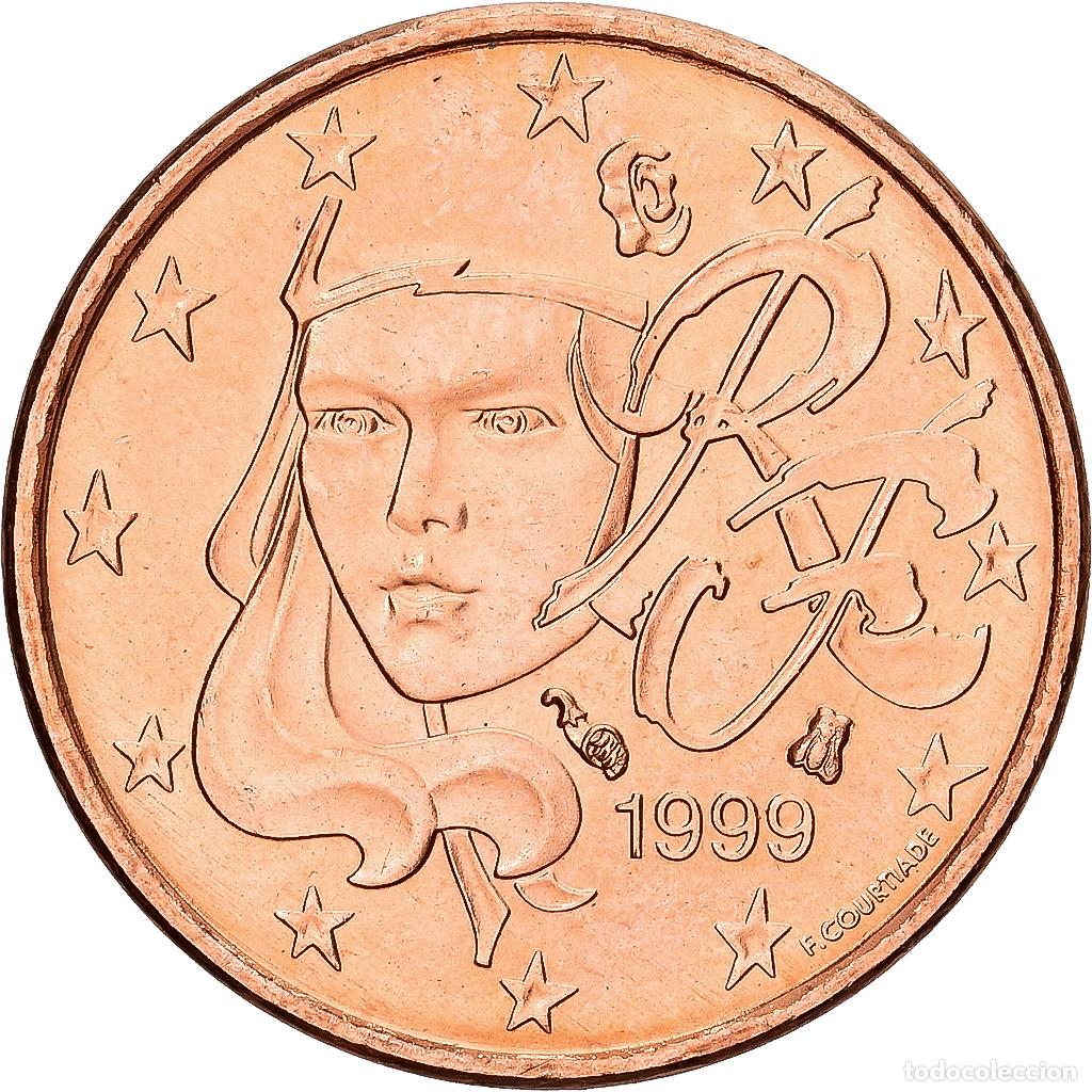 Monedas antiguas de Europa: [#1551986] Francia, Euro Cent, 1999, Paris, Cobre chapado en acero, EBC+, Gadoury:1