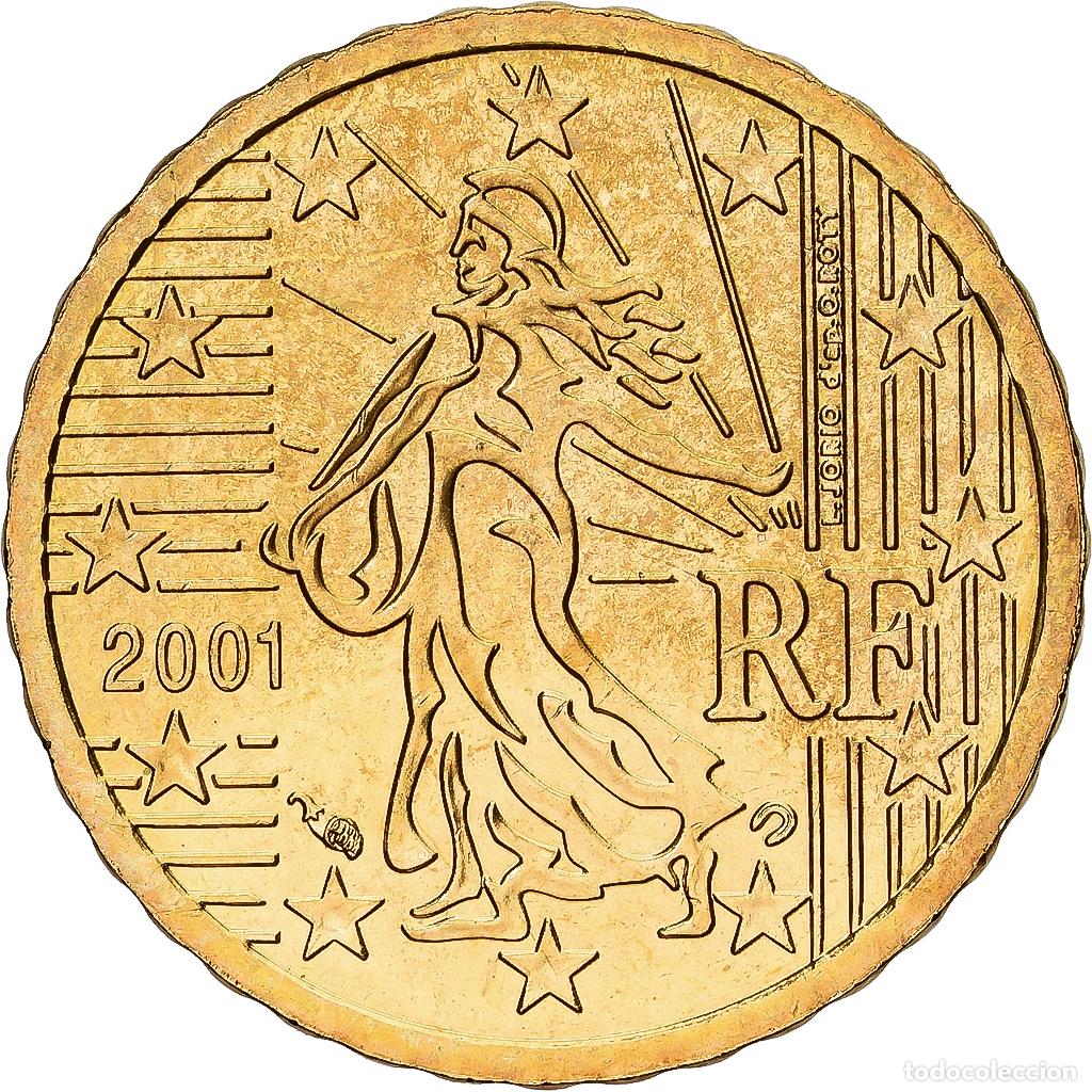 Monedas antiguas de Europa: [#1551989] Francia, 10 Euro Cent, 2001, Paris, Lat&oacute;n, EBC+, Gadoury:4a, KM:1285