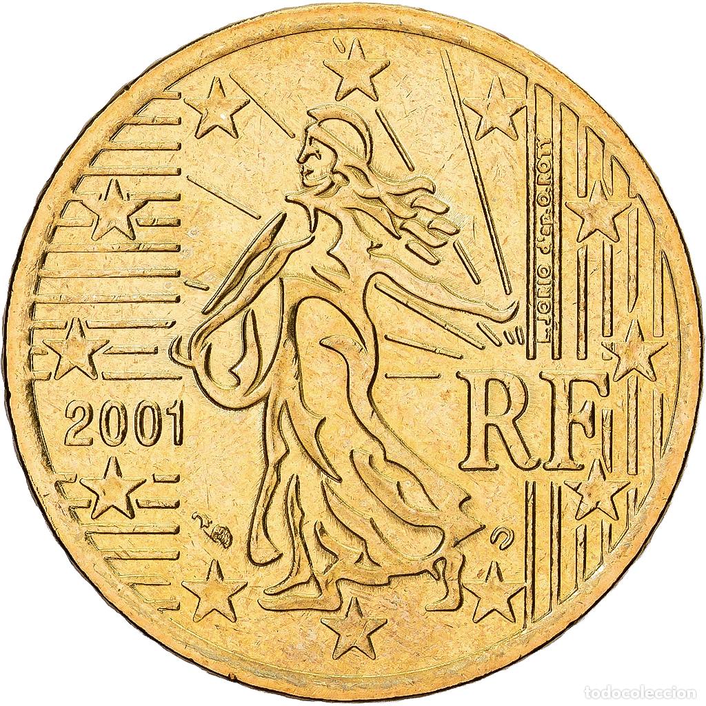 Monedas antiguas de Europa: [#1551991] Francia, 50 Euro Cent, 2001, Paris, Lat&oacute;n, EBC+, Gadoury:6., KM:1287