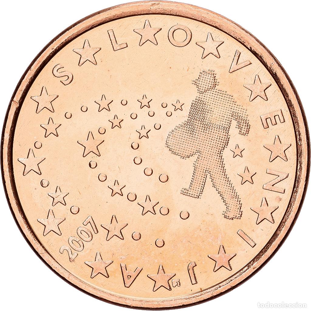 Monedas antiguas de Europa: [#1551994] Eslovenia, 5 Euro Cent, 2007, Cobre chapado en acero, EBC+, KM:70