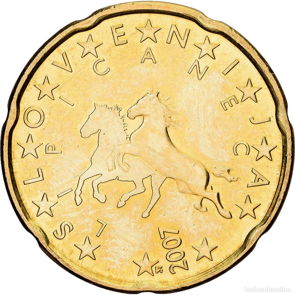Monedas antiguas de Europa: [#1551996] Eslovenia, 20 Euro Cent, 2007, Lat&oacute;n, EBC+, KM:72