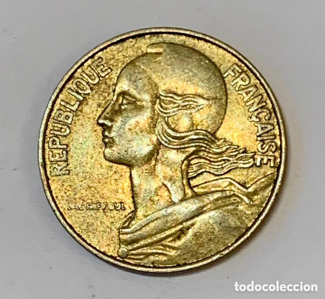 Monedas antiguas de Europa: Moneda. Republique Francoise. Lagriffoul. 20 Cmes. 1979.