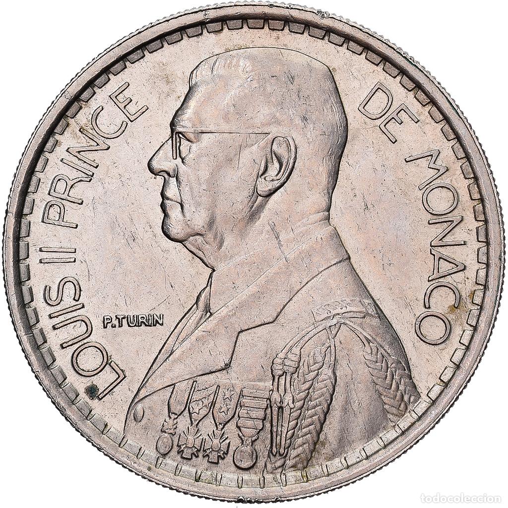 Monedas antiguas de Europa: [#1551979] M&oacute;naco, Louis II, 20 Francs, Vingt, 1947, Paris, Cobre - n&iacute;quel, MBC+
