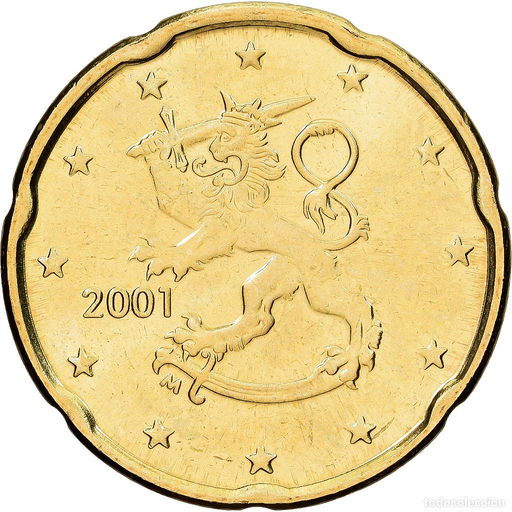 Monedas antiguas de Europa: [#1552002] Finlandia, 20 Euro Cent, 2001, Vantaa, Lat&oacute;n, EBC+, KM:102