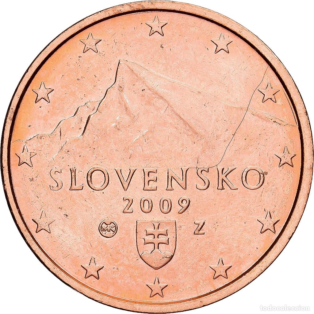 Monedas antiguas de Europa: [#1552005] Eslovaquia, 2 Euro Cent, 2009, Kremnica, Cobre chapado en acero, EBC+, KM:96