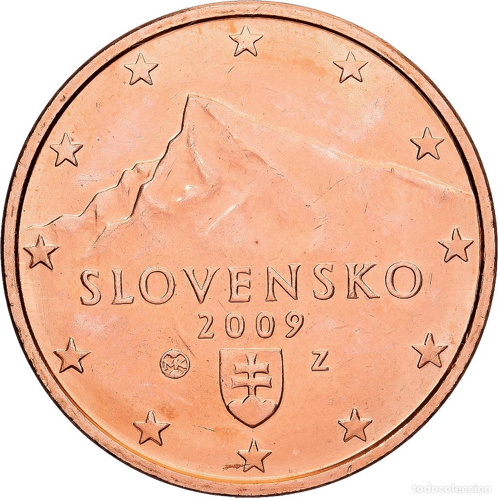 Monedas antiguas de Europa: [#1552006] Eslovaquia, 5 Euro Cent, 2009, Kremnica, Cobre chapado en acero, EBC+, KM:97