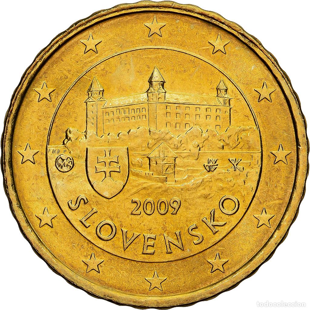 Monedas antiguas de Europa: [#1552007] Eslovaquia, 10 Euro Cent, 2009, Kremnica, Lat&oacute;n, EBC+, KM:98