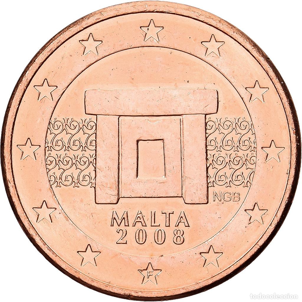 Monedas antiguas de Europa: [#1552017] Malta, Euro Cent, 2008, Paris, Cobre chapado en acero, EBC+, KM:125