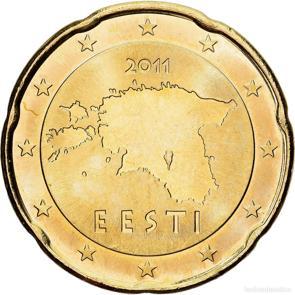 Monedas antiguas de Europa: [#1552022] Estonia, 20 Euro Cent, 2011, Vantaa, Lat&oacute;n, EBC+, KM:65