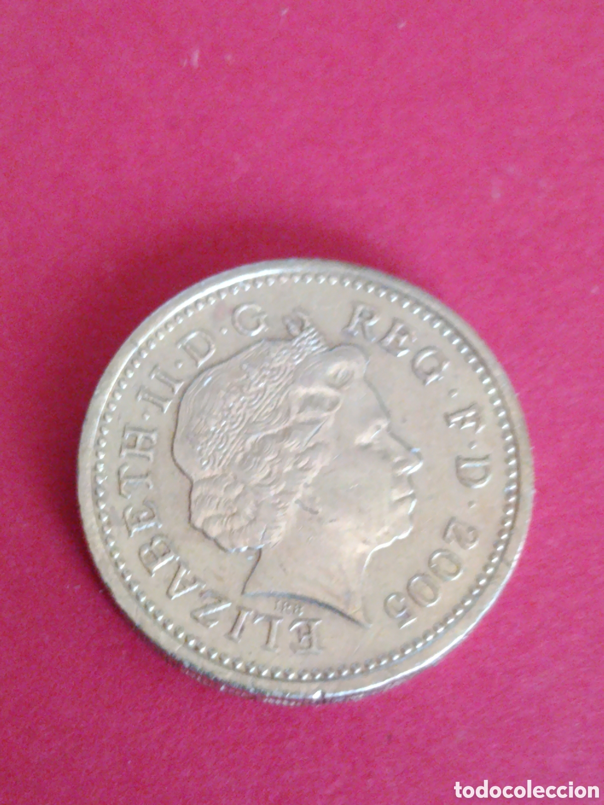 Monedas antiguas de Europa: REINO UNIDO. 1 LIBRA DE 2005.