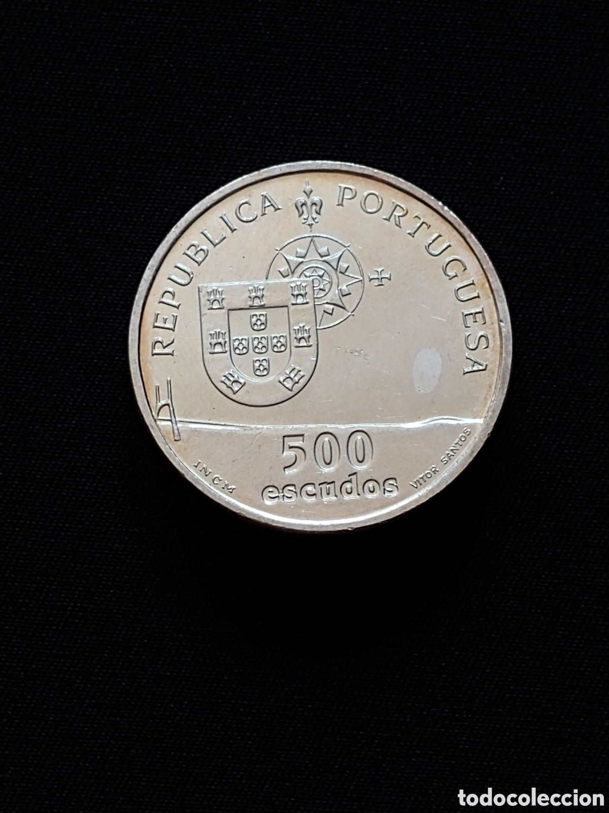 Monedas antiguas de Europa: Portugal, 500 Escudos 1998, Ag .500 mls.