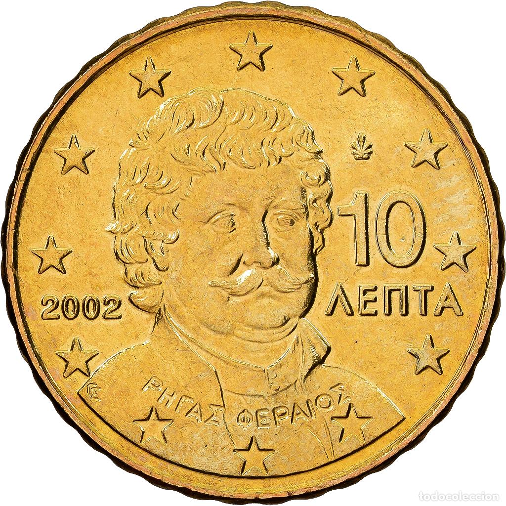 Monedas antiguas de Europa: [#1552027] Grecia, 10 Euro Cent, 2002, Athens, Lat&oacute;n, EBC+, KM:184