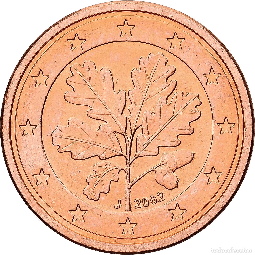 Monedas antiguas de Europa: [#1552030] ALEMANIA - REP&Uacute;BLICA FEDERAL, Euro Cent, 2002, Hambourg, Cobre chapado en