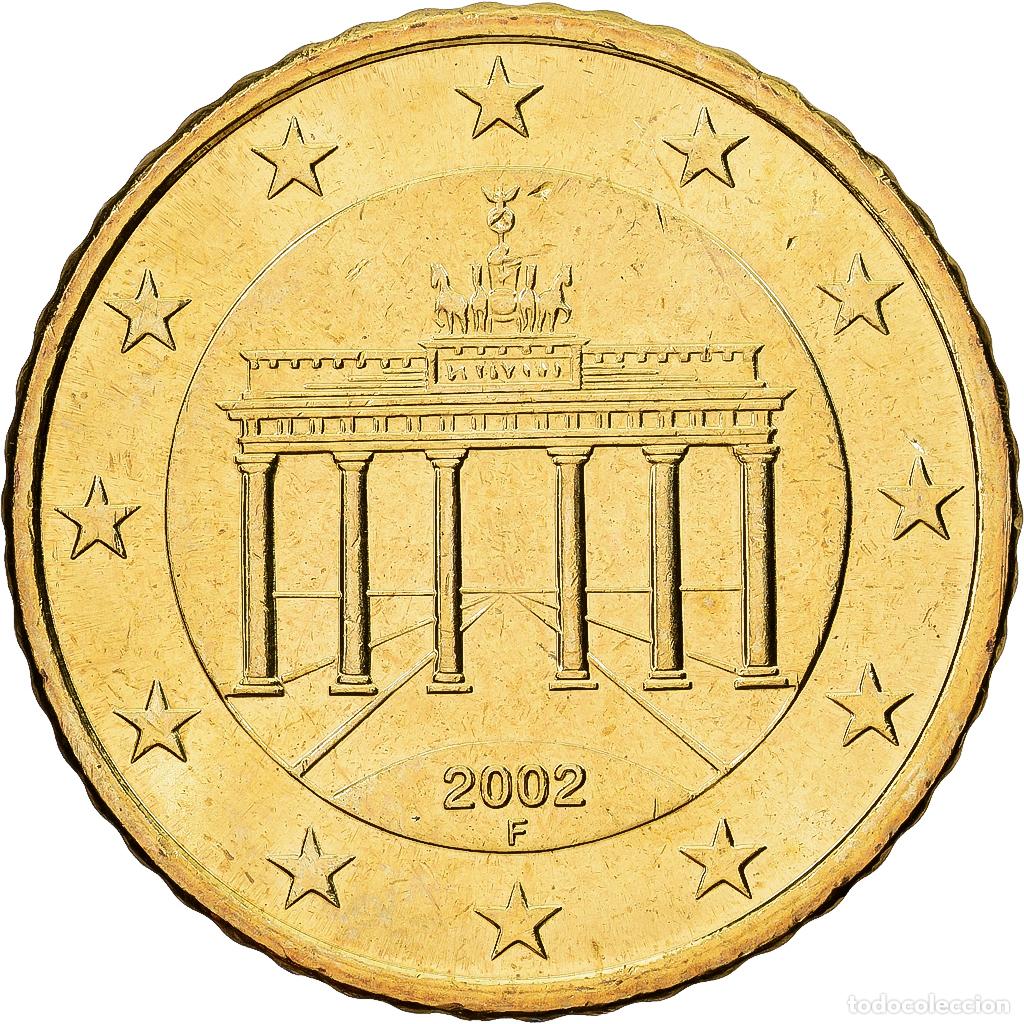 Monedas antiguas de Europa: [#1552035] ALEMANIA - REP&Uacute;BLICA FEDERAL, 50 Euro Cent, 2002, Stuttgart, Lat&oacute;n, EBC+