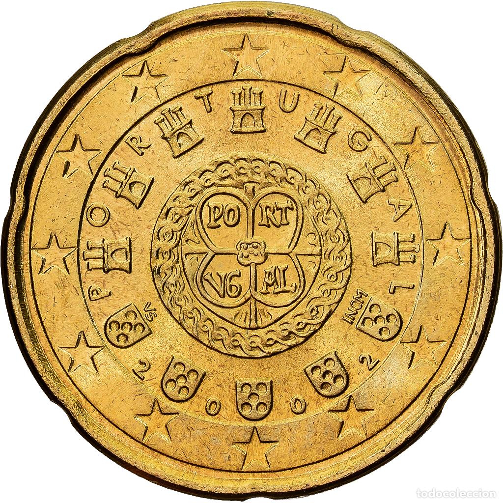 Monedas antiguas de Europa: [#1552046] Portugal, 20 Euro Cent, 2002, Lisbon, Lat&oacute;n, EBC+, KM:744