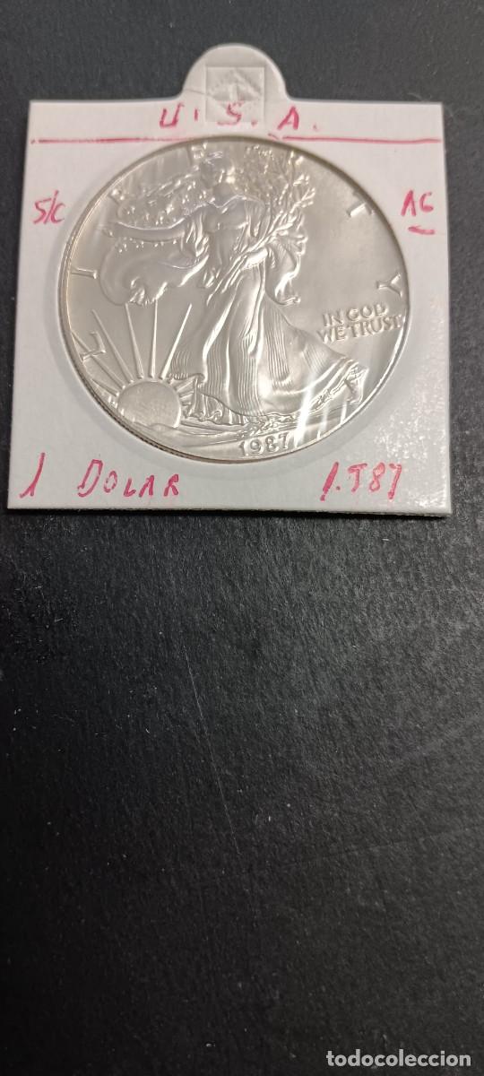 Monedas antiguas de Europa: USA 1 DOLAR 1987 S/C (ONZA DE PLATA) LIBERTY