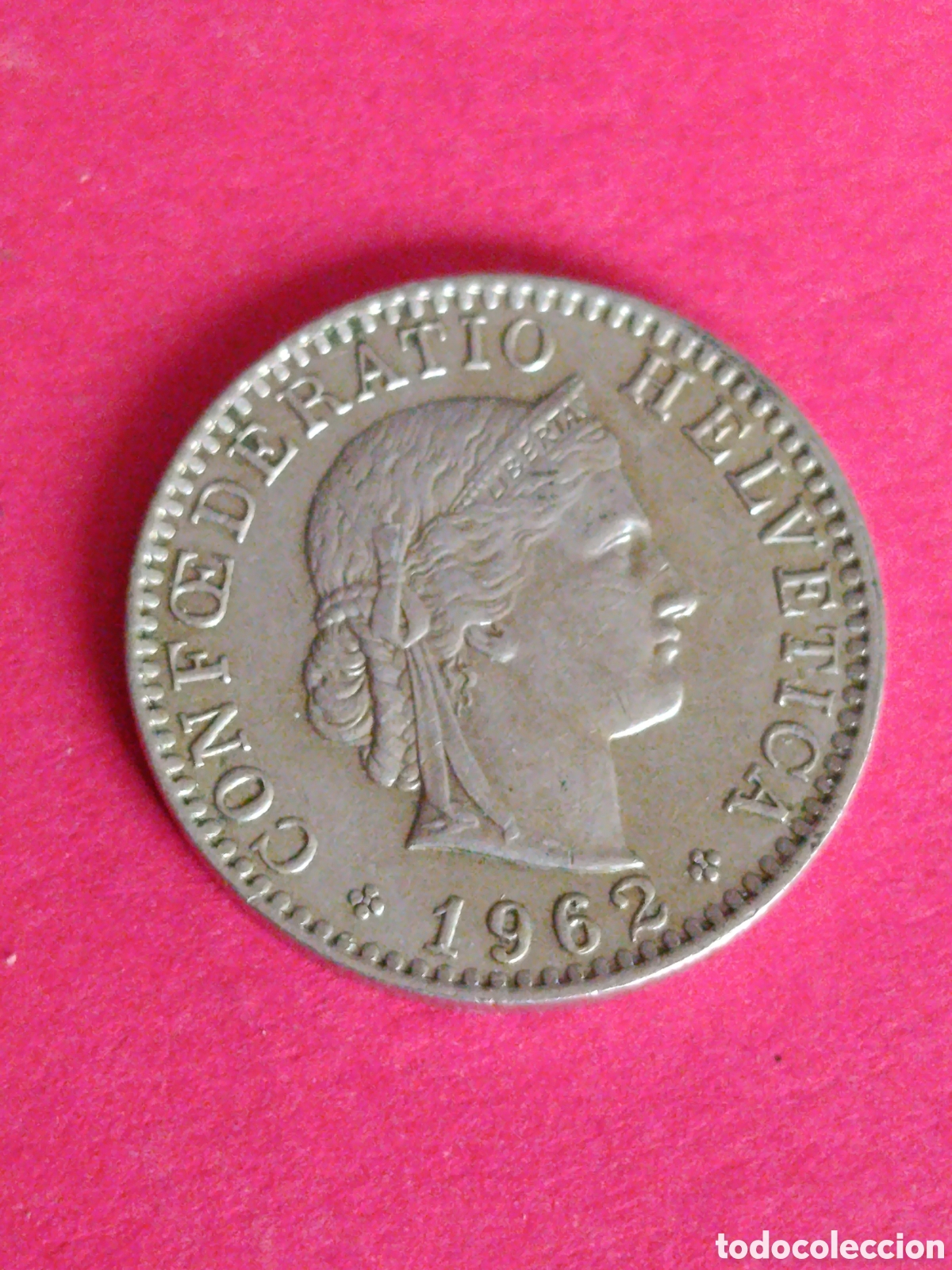 Monedas antiguas de Europa: SUIZA. 20 RAPPEN DE 1962. EBC.