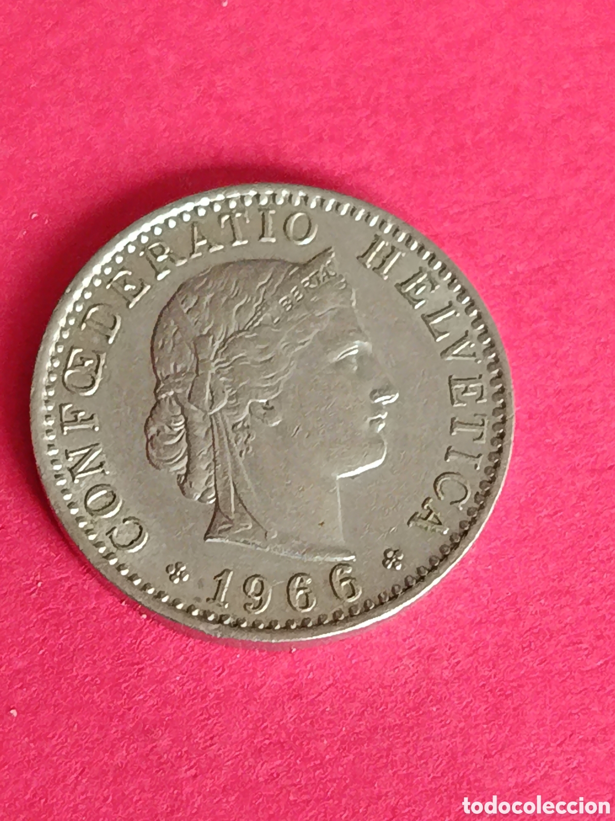 Monedas antiguas de Europa: SUIZA. 20 RAPPEN DE 1966. EBC.