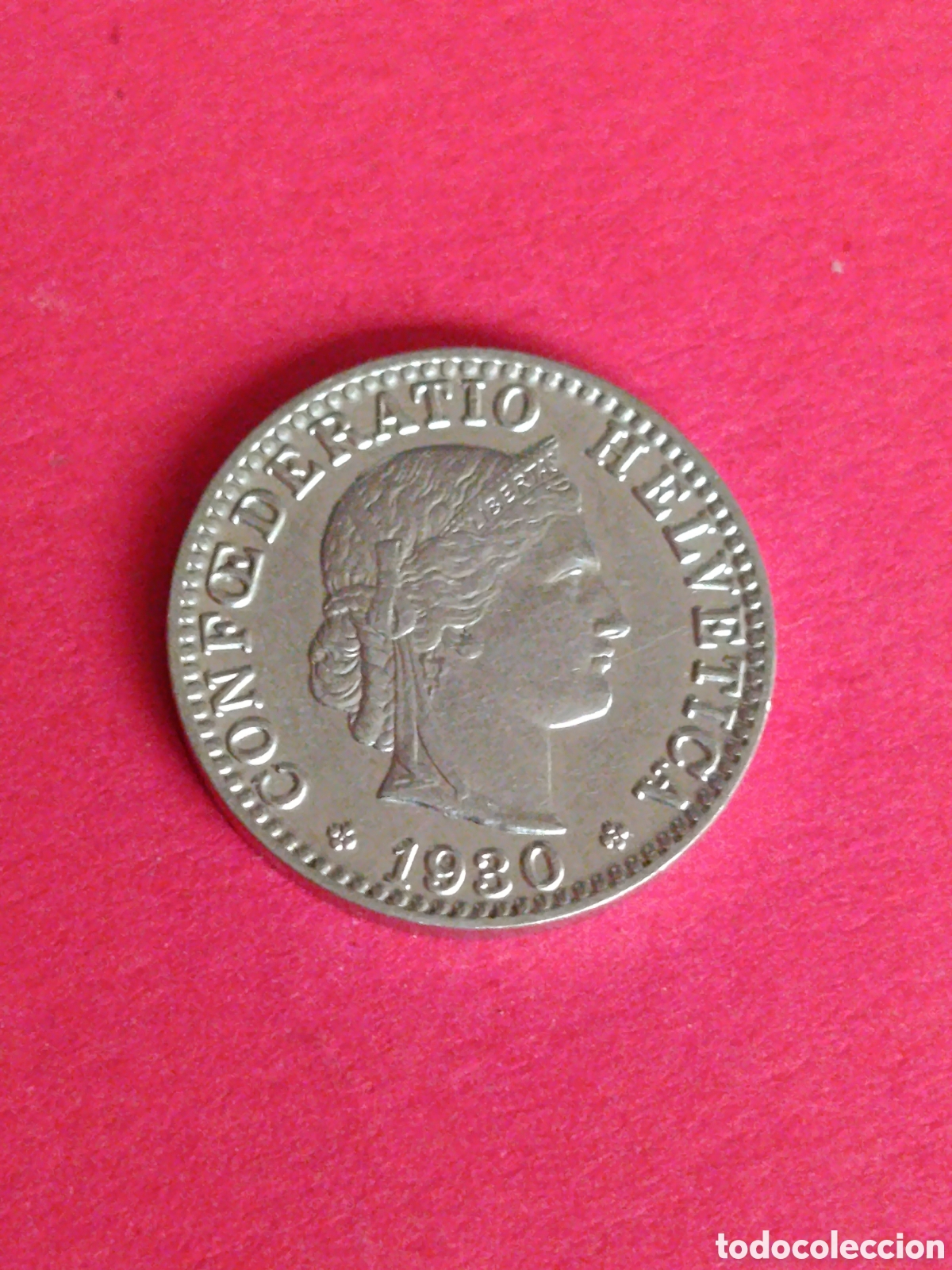 Monedas antiguas de Europa: SUIZA. 20 RAPPEN DE 1930. EBC. N&Iacute;QUEL. MAGN&Eacute;TICA
