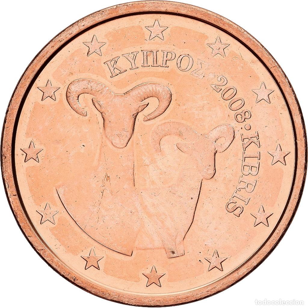 Monedas antiguas de Europa: [#1552067] Chipre, 2 Euro Cent, 2008, Cobre chapado en acero, EBC+, KM:79