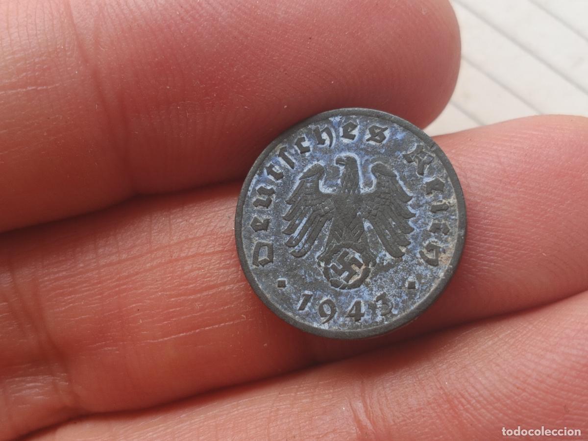 Monedas antiguas de Europa: Alemania nazi. 1 reichspfennig 1941 D