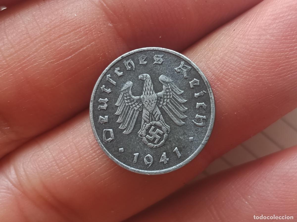 Monedas antiguas de Europa: Alemania nazi. 1 reichspfennig 1941 A