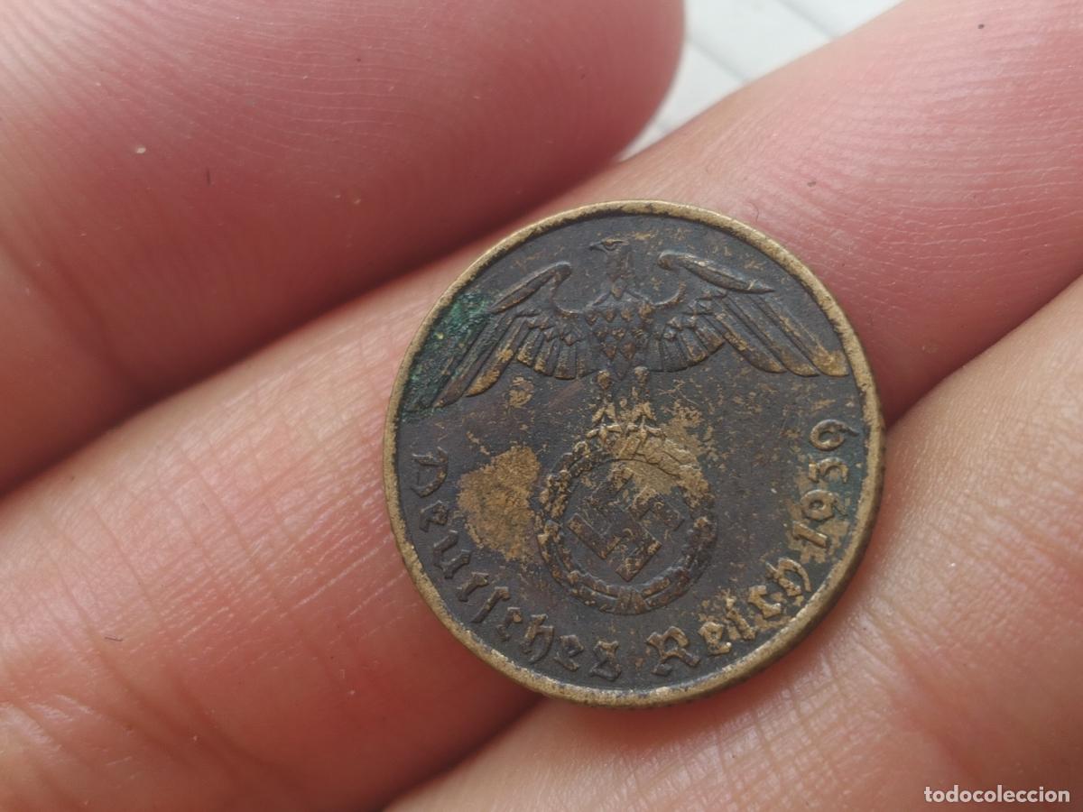 Monedas antiguas de Europa: Alemania nazi Tercer Reich 5 reichspfennig 1939 A