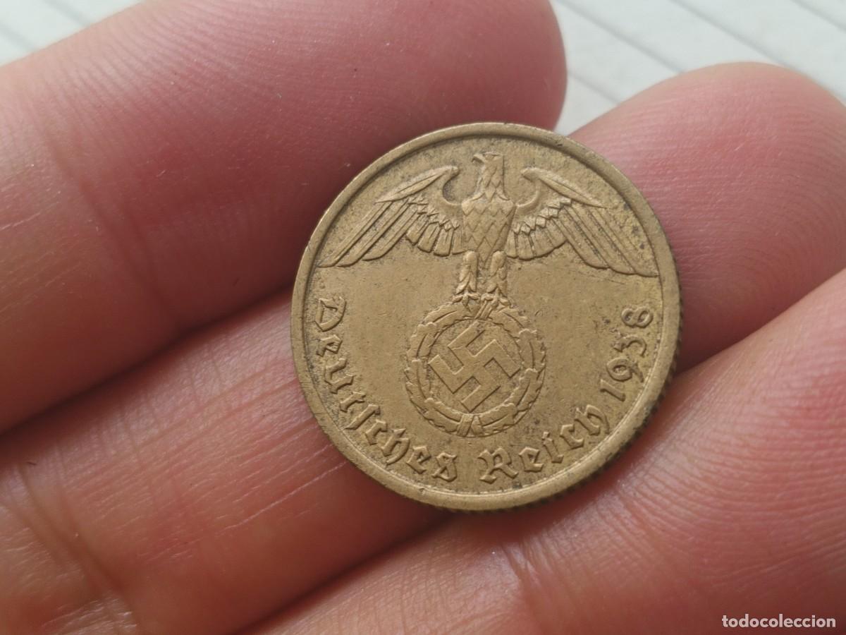 Monedas antiguas de Europa: ALEMANIA NAZI 10 PFENNIG 1938 A