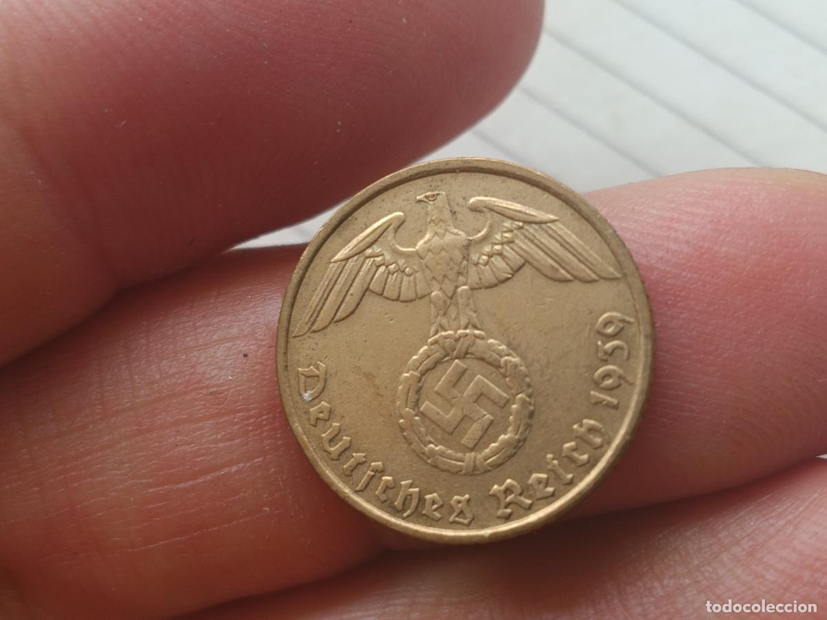 Monedas antiguas de Europa: ALEMANIA NAZI 5 REICHSPFENNIG 1939 F