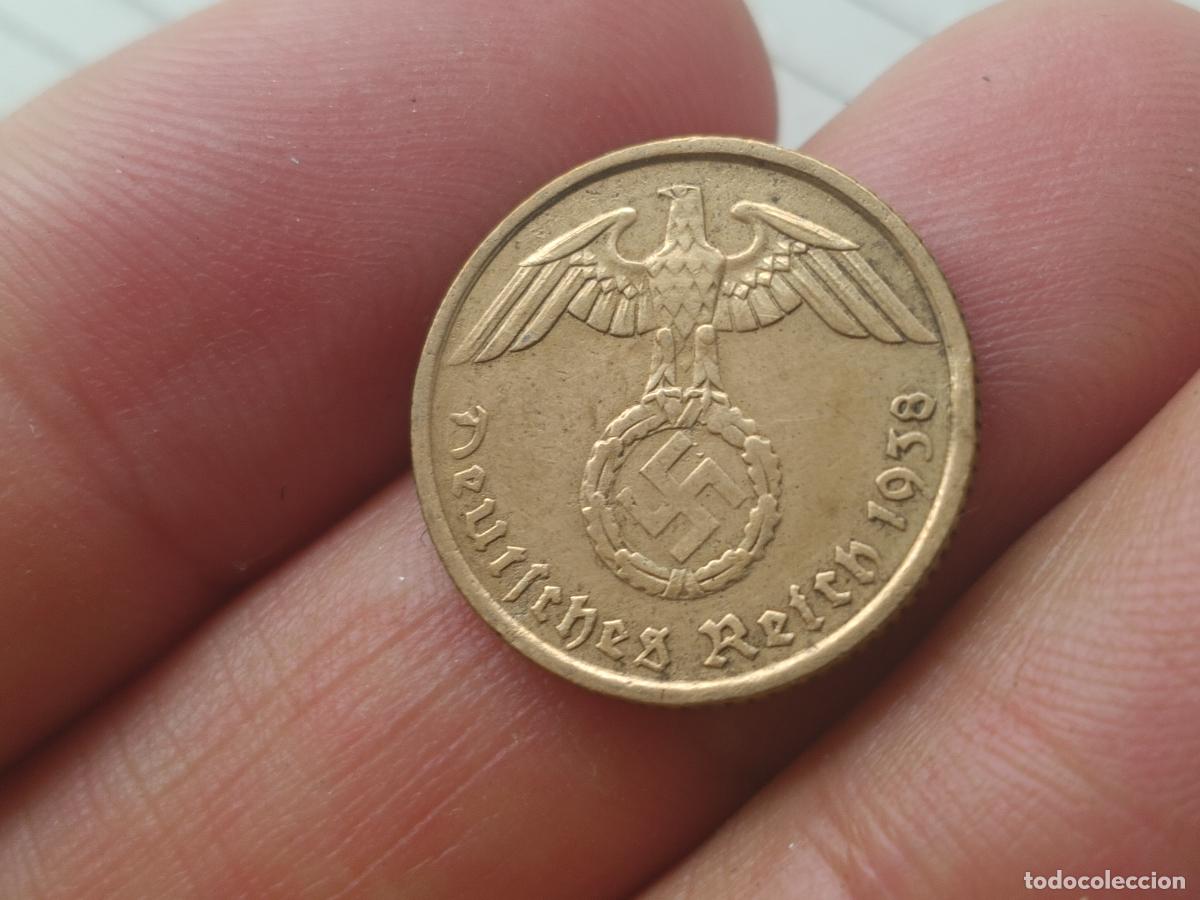 Monedas antiguas de Europa: ALEMANIA NAZI 5 REICHSPFENNIG 1938 G