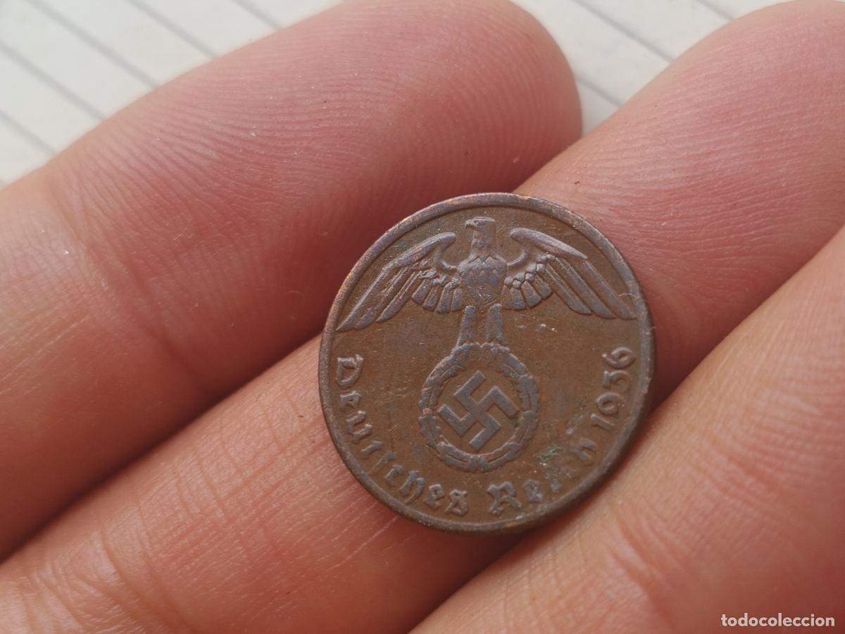 Monedas antiguas de Europa: ALEMANIA NAZI 1 REICHSPFENNIG 1936 A