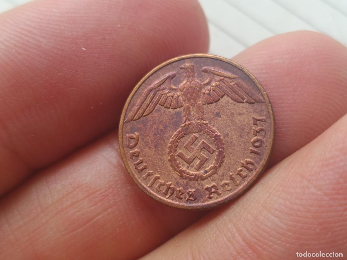 Monedas antiguas de Europa: ALEMANIA NAZI 1 REICHSPFENNIG 1937 A