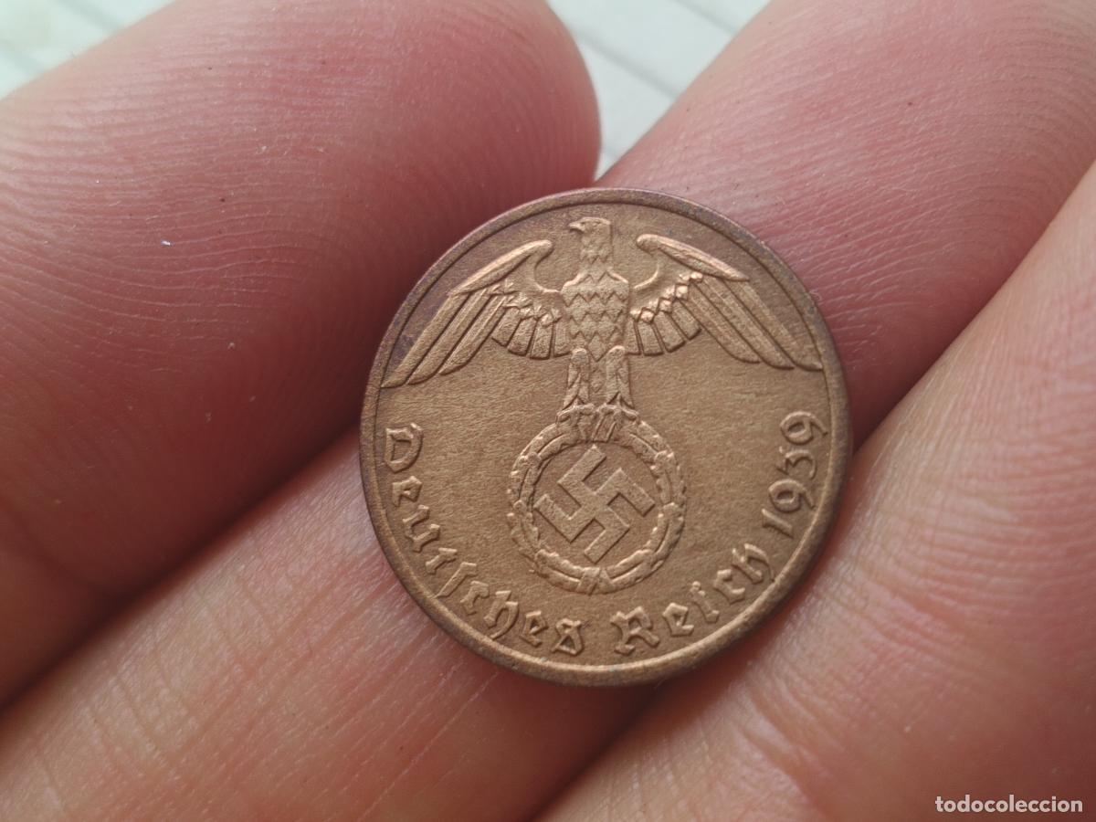 Monedas antiguas de Europa: ALEMANIA NAZI 1 REICHSPFENNIG 1939 A
