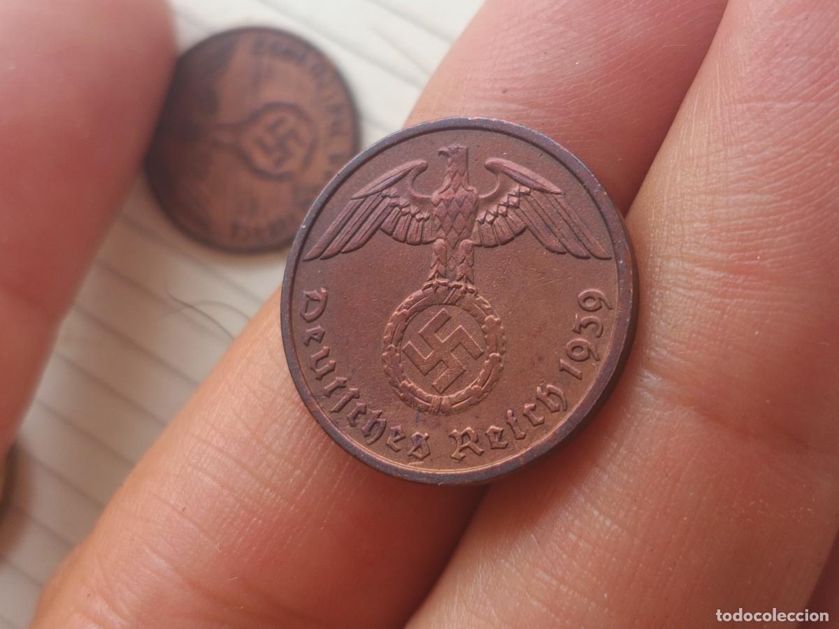 Monedas antiguas de Europa: ALEMANIA NAZI 2 REICHSPFENNIG 1939 F