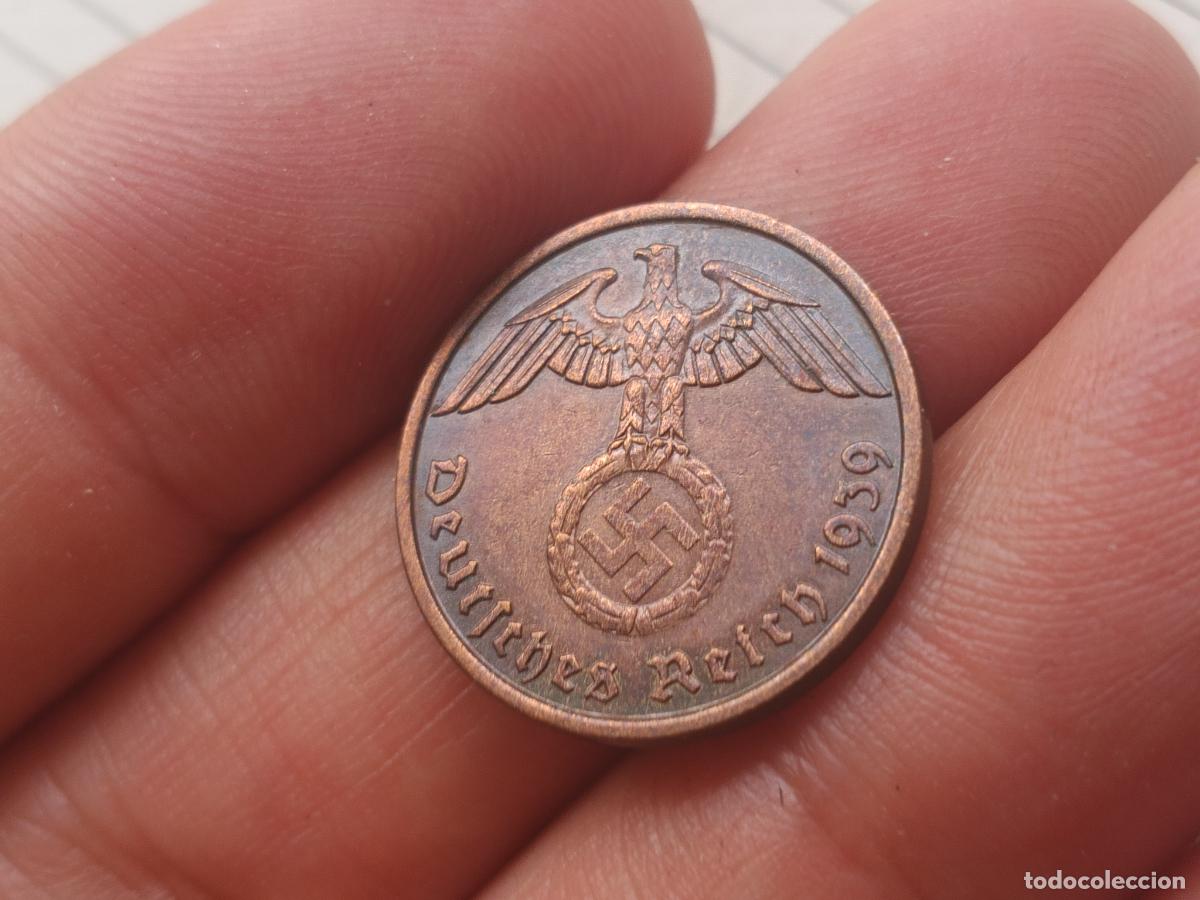 Monedas antiguas de Europa: ALEMANIA NAZI 2 REICHSPFENNIG 1939 A