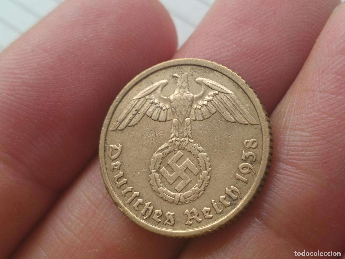 Monedas antiguas de Europa: ALEMANIA NAZI 10 REICHSPFENNIG 1938 F