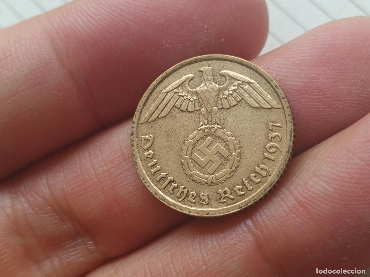 Monedas antiguas de Europa: ALEMANIA NAZI 10 REICHSPFENNIG 1937 A