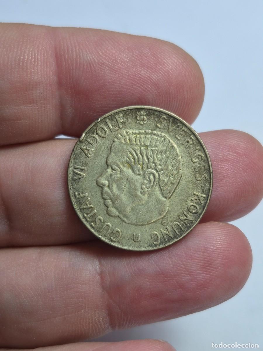 Monedas antiguas de Europa: NT / SUECIA 1 CORONA 1965 PLATA (M1451)