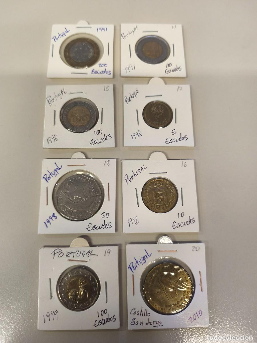 Monedas antiguas de Europa: Lote de monedas de Portugal