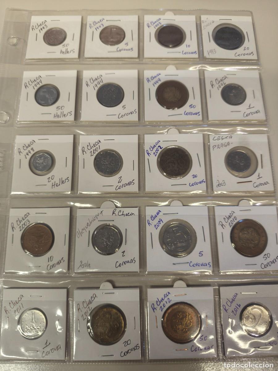 Monedas antiguas de Europa: Lote de monedas de la Republica Checa