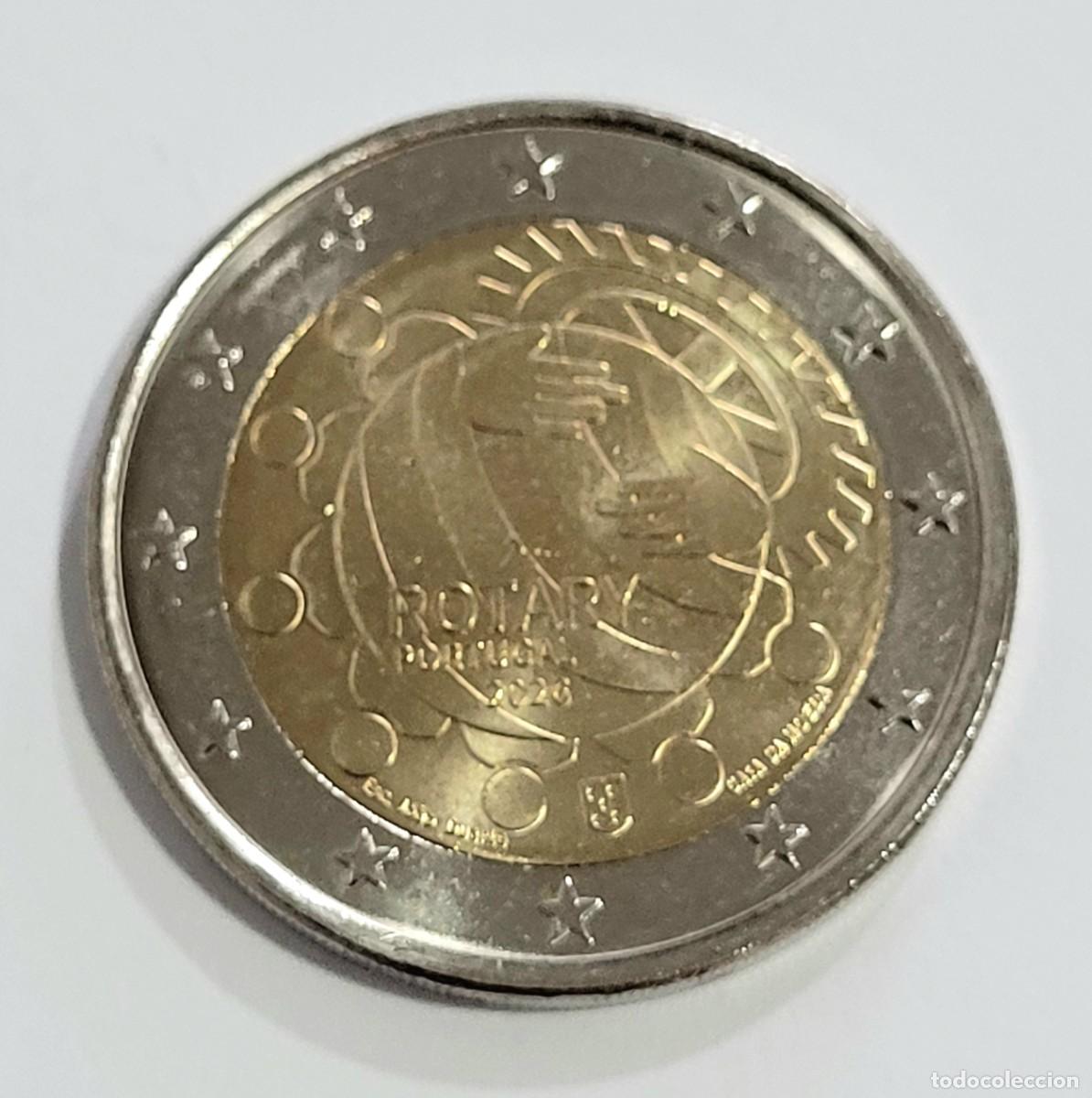 Monedas antiguas de Europa: 2 EUROS. CONMEMORATIVA PORTUGAL 2026 ROTARY