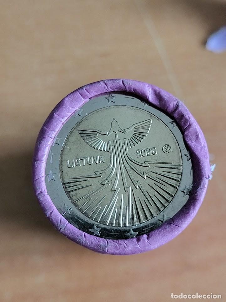 Monedas antiguas de Europa: Moneda 2 Euros Conmemorativa Lituania 2026 - Independencia energ&eacute;tica de Lituania