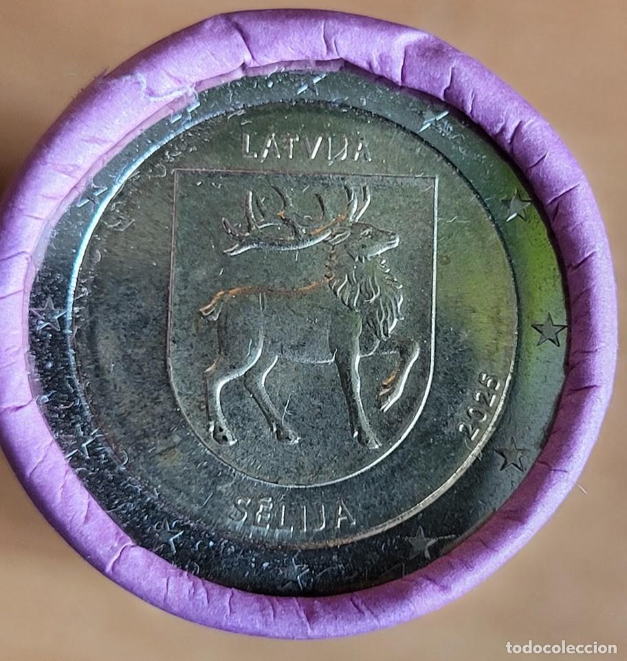Monedas antiguas de Europa: Moneda 2 Euros Conmemorativa Letonia 2025 - Regi&oacute;n Hist&oacute;rica de Sēlija