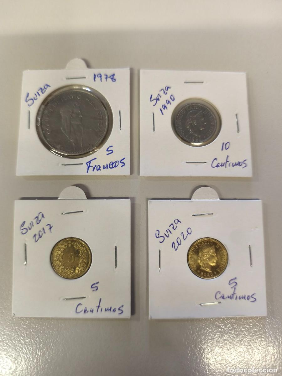 Monedas antiguas de Europa: Lote de monedas de Suiza